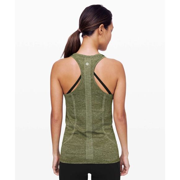 Lululemon Swiftly Speed Racerback Field Green Tank Top Sz S - Picture 8 of 8
